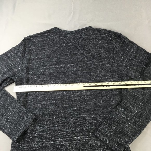 Gap Mens Sweater Gray Medium V-Neck Pullover Casual Comfort Sweatshirt #0502 - Picture 6 of 8